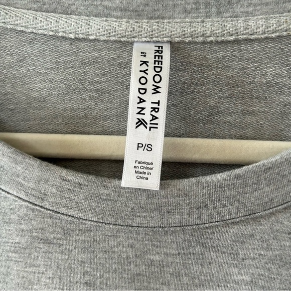 [S] Kyodan Women’s Cozy Fall Light Grey Rip Snap Button Long Sleeve Midi Dress - Picture 10 of 11